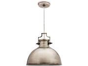 Kenroy Home Nautilus 1 Light Pendant Antique Nickel 92065ANI