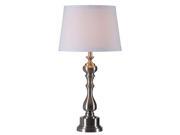 Kenroy Home Chatham Table Lamp Brushed Steel 32306BS
