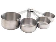Norpro 3052 4 Piece Stainless Steel Measuring Cup Set