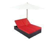 Modway Arrival Chaise in Espresso Red EEI 980 EXP RED