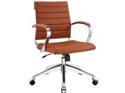 Jive Mid Back Office Chair in Terracotta