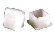 Internal Plastic White Square Insert 13 16 4 Pack SHEPHERD HARDWARE 3020