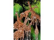 Maxwell Dickson Group of Giraffe Modern Animal Canvas Art Print Artwork