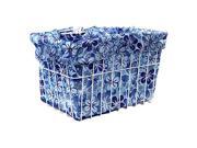 Cruiser Candy Reversible Bike Basket Liner Fits All Standard Wire and Wicker Baskets 14x9x9in Blue Hawaiian