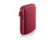 Drive Logic DL 64 Portable EVA Hard Drive Carrying Case Pouch Red