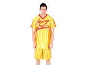 Dodgeball Average Joe s Adult Yellow Jersey Costume Set