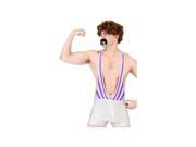 Dodgeball Gym Work Wrestler Uniform Costume Singlet Inflatable Crotch