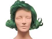 Loompaland Chocolate Factory Worker Green Costume Wig