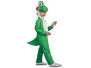 Boys Super Mario Green Yoshi Deluxe Lizard Dino Halloween Costume