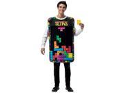 Adult One Size Classic Video Game Tetris Tunic with Movable Pieces Costume