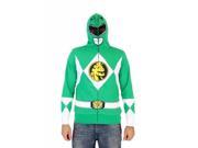 Power Rangers I Am Green Ranger Adult Full Zip Costume Hoodie