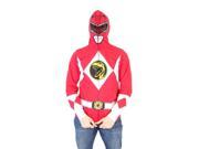 Power Rangers I Am Red Ranger Adult Full Zip Costume Hoodie