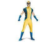 X Men Mutant Superhero Wolverine Deluxe Bodysuit Costume