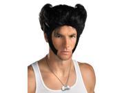 X Men Wolverine Origins Hair Wig Costume Accessory Kit