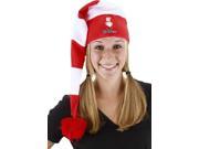 Dr. Seuss The Cat in the Hat Stocking Night Time Costume Hat Cap