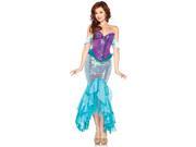 Adult The Little Mermaid Disney Princess Ariel Enchanting Deluxe Dress Costume