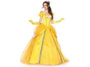 Adult Disney Beauty the Beast Princess Belle Enchanting Deluxe Dress Costume