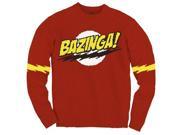 The Big Bang Theory Bazinga! Red Adult Knit Sweater