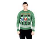 Ugly Christmas Sweater Crack Deez Nuts Men s Sweater