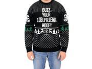 Buzz Your Girlfriend Woof! Ugly Christmas Sweater