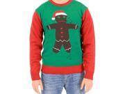 Broken Gingerbread Man Ugly Christmas Sweater