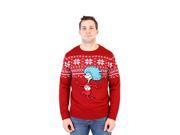 Red Dr. Seuss Thing 2 Ugly Christmas Sweater
