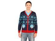 Dr. Seuss Thing 1 Thing 2 Cardigan Ugly Christmas Sweater