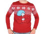 Dr. Seuss Thing 1 Is On The Run Adult Sweater