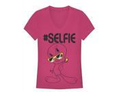 Looney Tunes Tweety Selfie Juniors Pink T Shirt