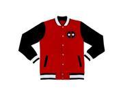 Team Deadpool Varsity Adult Red Jacket