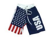 USA American Flag Mens Swim Boardshorts