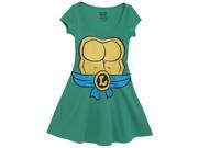 Teenage Mutant Ninja Turtles Leonardo Costume Skater Dress