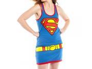 DC Comics Supergirl Juniors Blue Tank Top Dress