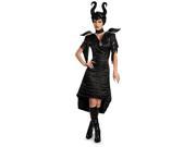 Maleficent Christening Black Gown Glam Adult Deluxe Costume