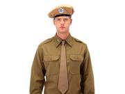 Doctor Who UNIT UNified Intelligence Taskforce Classic Tan Beret Cap