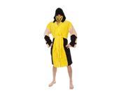 Mortal Kombat Scorpion Hooded Plush Robe