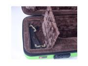 Crossrock CRA400VFGN Robort Series Colorful Zippered ABS Hardshell Violin Case 4 4 full size in green