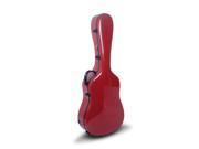 Crossrock CRF1000DRD Hardshell Acoustic Dreadnought Guitar Case Fiberglass Red