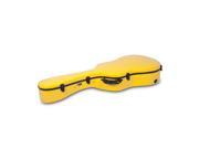 Crossrock CRF1000DYL Hardshell Acoustic Dreadnought Guitar Case Fiberglass Yellow