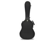 Crossrock CRA802CBK Hardshell Classical Guitar Case Fit 39 4 4 Full Size Classical Guitar ABS molded in black backpack design