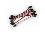 100x 20CM Male to Male JR Plug Servo Extension Lead Wire Cable 200mm