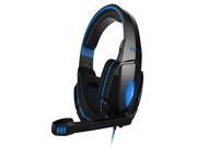 EACH G4000 Stereo 3.5mm Gaming Headphone Headset Headband with Mic for PC Blue