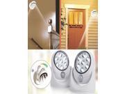 Motion Activated Cordless 7 LED Light SENSOR Garden Outdoor Living Lamp