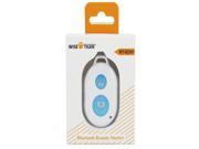 Wireless White Bluetooth Remote Control Self Timer Shutter For iPhone Samsung
