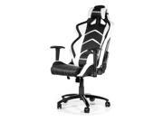 Akracing Ak 6014 Ergonomic Series Executive Racing Style Computer Gaming Office Chair with Lumbar Support and Headrest Pillow Included Black White