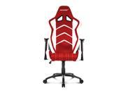 AKRacing AK 6014 Ergonomic Racing Style Gaming Office Executive Chair White Red