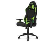 Akracing Ak 7018 Ergonomic Series Executive Racing Style Computer Gaming Office Chair with Lumbar Support and Headrest Pillow Included Black Green