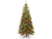 7.5 ft. PowerConnect™ Dunhill Fir Slim Tree with Light Parade™ LED Lights