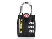 Etronic T6 TSA Approved Lock TSA Open Alert Indicator Resettable Combination TSA Accepted Luggage Lock 1 3 16in 30mm Wide