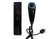 Wii Remote and Nunchuck controller for Nintendo Wii and Wii U Black